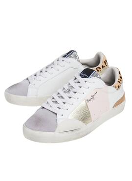 Sapatilhas Pepe Jeans Lane sweet rosa para mulher