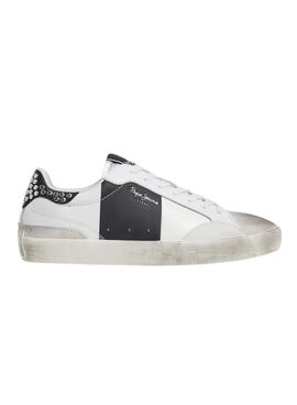 Sapatilhas Pepe Jeans Lane brancas para mulher