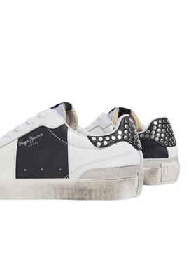Sapatilhas Pepe Jeans Lane brancas para mulher