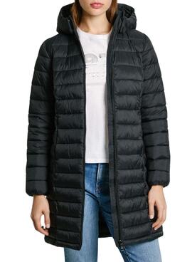 Casaco Pepe Jeans Ammy Long preto para mulher