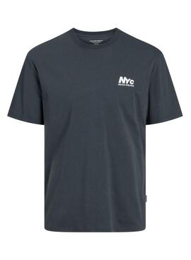 Camiseta Jack and Jones Bronx marinho para homem