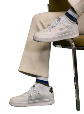 Sapatilhas Lacoste L001 branco para homem
