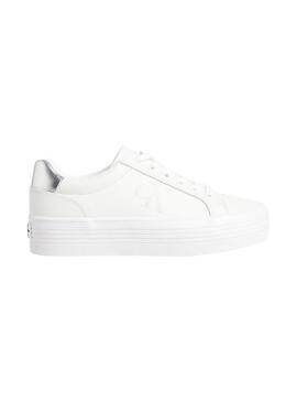 Sapatos Calvin Klein Jeans Bold branco para mulher