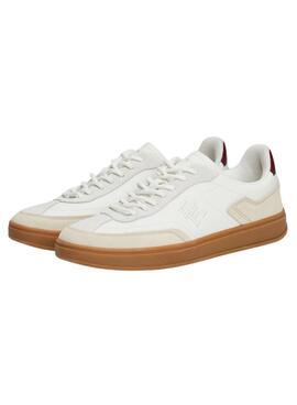 Sapatilhas Tommy Hilfiger Heritage Court brancas para mulheres