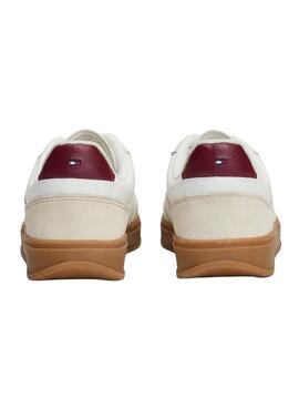 Sapatilhas Tommy Hilfiger Heritage Court brancas para mulheres