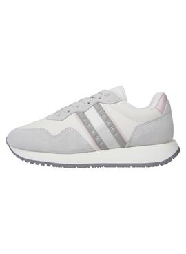 Tênis Tommy Jeans Eva Runner cinza para mulher