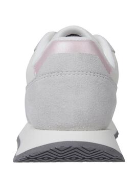 Tênis Tommy Jeans Eva Runner cinza para mulher