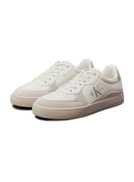 Sapatilhas Calvin Klein Jeans Classic Cupsole Low bege para homem