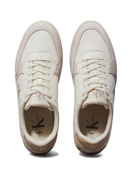Sapatilhas Calvin Klein Jeans Classic Cupsole Low bege para homem