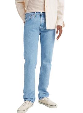 Calça jeans Levis 501 slim taper para homem