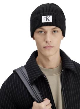 Touca Calvin Klein Seasonal preta para homem