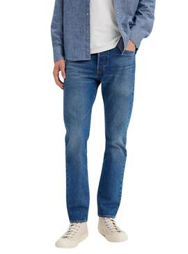 Calça de ganga Levis 501 medium denim para homem