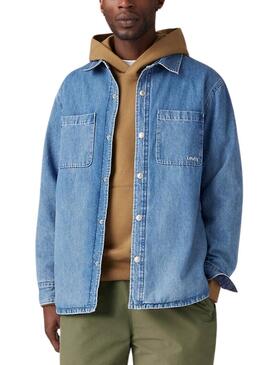 Camisa sobreposta Levi's Bryant reversível para homem.