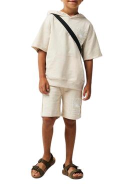 Bermuda Name It  Loose Bege Hummi para meninos.