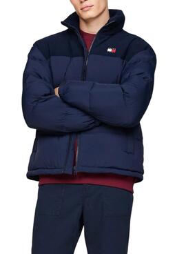 Casaco Tommy Jeans Cord Alaska azul para homem