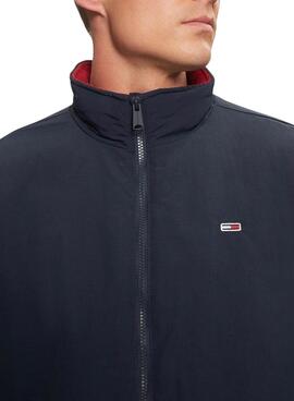 Caçador Tommy Jeans Padded azul marinho para homem