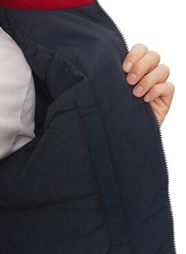 Caçador Tommy Jeans Padded azul marinho para homem