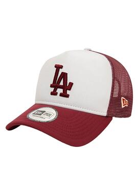 Boné New Era World Series Trucker vermelho para homens e mulheres