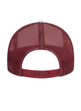 Boné New Era World Series Trucker vermelho para homens e mulheres