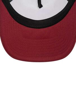 Boné New Era World Series Trucker vermelho para homens e mulheres