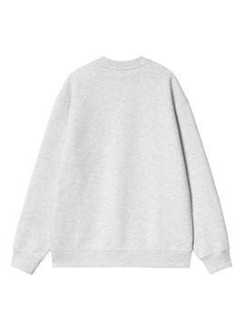 Moletom Carhartt básico rosa e cinza para mulher