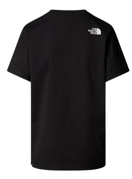 Camiseta The North Face Fine preta para mulher