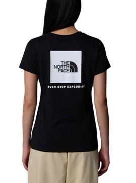 Camiseta The North Face Box preta para mulher