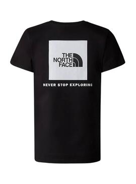 Camiseta The North Face Box preta para mulher