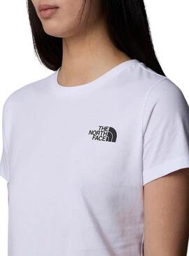 Camiseta The North Face Box branca para mulher