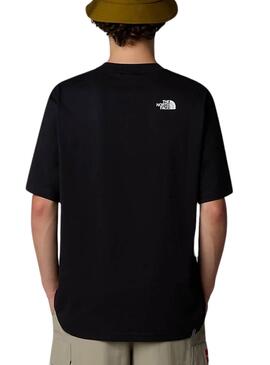 Camiseta The North Face Axys preta para homem e mulher.