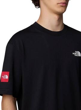 Camiseta The North Face Axys preta para homem e mulher.