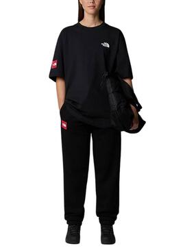 Camiseta The North Face Axys preta para homem e mulher.