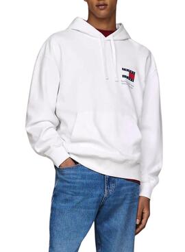Moletom Tommy Jeans Novelty branco para homem