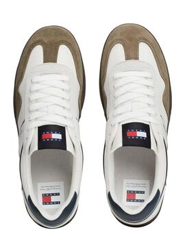 Sapatilhas Tommy Jeans Greenwich branco para homem