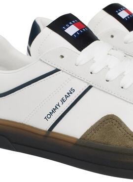 Sapatilhas Tommy Jeans Greenwich branco para homem