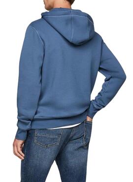 Moletom Tommy Hilfiger Hoody azul para homem