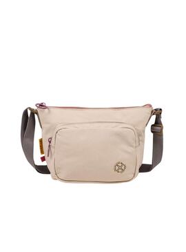 Bolsa Munich Recycled bege para mulher