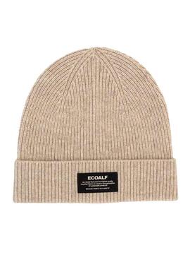Touca Ecoalf Woolalf bege para mulher e homem