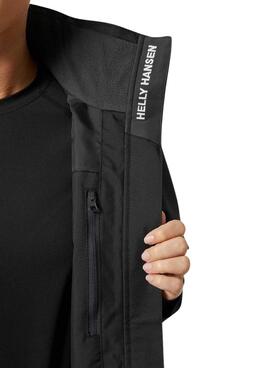 Jaqueta Helly Hansen Midlayer Hood preta para mulher