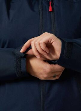 Jaqueta Helly Hansen Midlayer Hood polar marinho para mulher