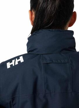 Jaqueta Helly Hansen Midlayer Hood polar marinho para mulher