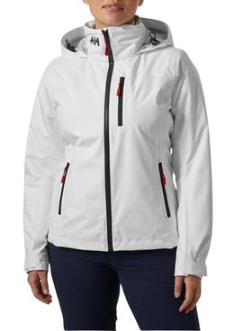 Casaco Helly Hansen Midlayer Hood polar branco para mulher
