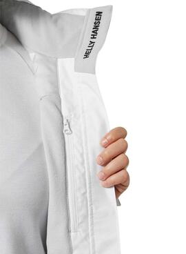 Casaco Helly Hansen Midlayer Hood polar branco para mulher