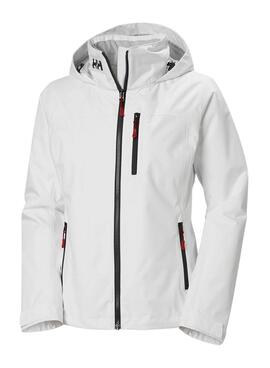 Casaco Helly Hansen Midlayer Hood polar branco para mulher