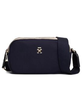 Bolsa Tommy Hilfiger Poppy Camera azul marinho para mulher