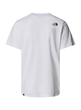 Camiseta The North Face Easy branca para homem
