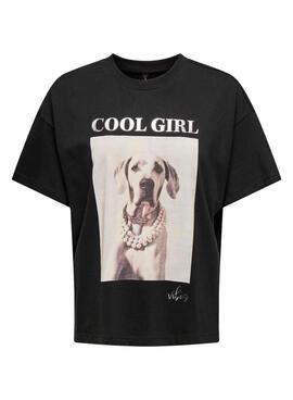 Camiseta Only Queen preta para mulher