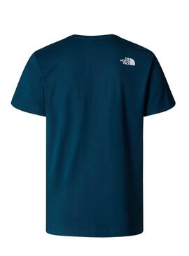Camisa The North Face Never Stop Exploring azul para homem