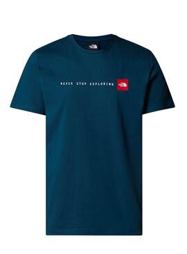 Camisa The North Face Never Stop Exploring azul para homem