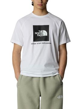 Camiseta The North Face Redbox branca para homem
